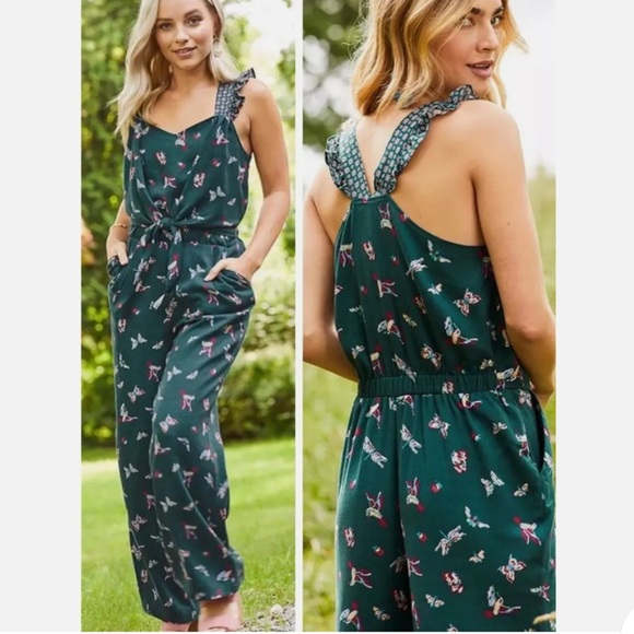Matilda Jane Evergreen Dream Hummingbird Jumpsuit - Picture 1 of 8